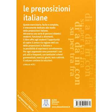 Grammatiche ALMA: Le preposizioni italiane (Italian Edition)