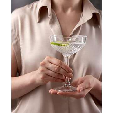 Buy Pasabahce Coupe Cocktail Glasses Set of 4 - Perfect for Parties