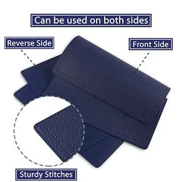 Premium Faux Leather Placemats - Set of 4 - Waterproof & Stylish