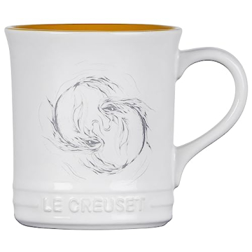 Le Creuset Stoneware Zodiac Coffee Mug - 14 oz Charm in Pisces