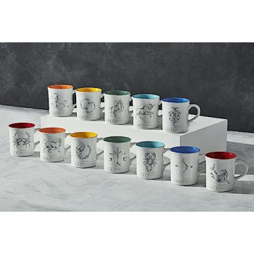 Le Creuset Zodiac Stoneware Coffee Mug - 14oz Pisces