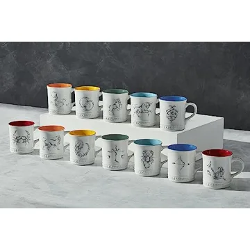 Le Creuset Zodiac Stoneware Coffee Mug - 14oz Pisces