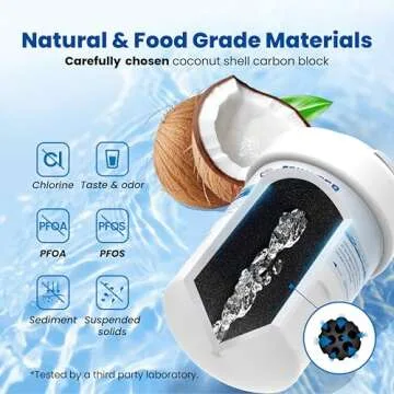 Waterspecialist WS613B Replacement for MWF®, SmartWater® MWFP, MWFA, GWF, HDX FMG-1, WFC1201, GSE25GSHECSS, PC75009, RWF1060, Kenmore® 9991 Refrigerator Water Filter, 3 Filters