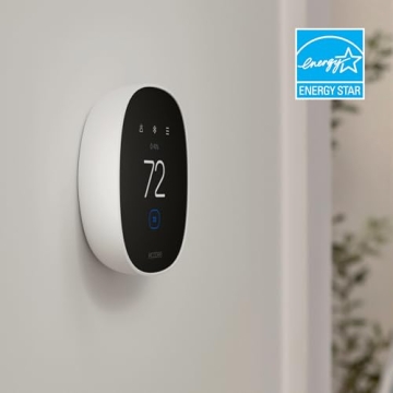 ecobee Smart Thermostat Essential - Energy Star Certified programmable Wi-Fi Thermostat - Works with...