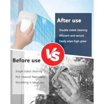 VCkiss Double-Sided Magnetic Window Cleaner for Easy Glass Care