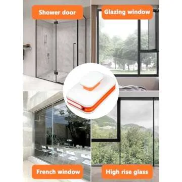 VCkiss Double-Sided Magnetic Window Cleaner for Easy Glass Care