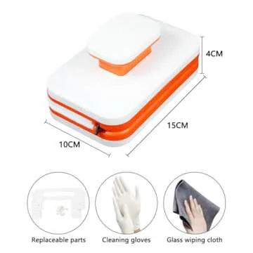 VCkiss Double-Sided Magnetic Window Cleaner for Easy Glass Care