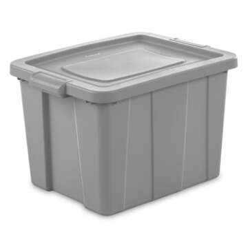 Sterilite 18 Gallon Tuff1 Storage Tote - 6-Pack