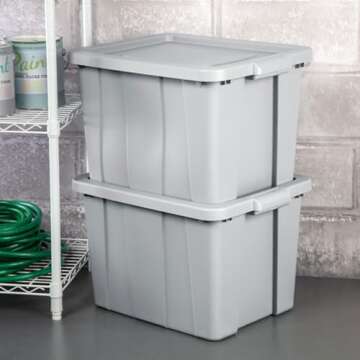 Sterilite 18 Gallon Tuff1 Storage Tote - 6-Pack