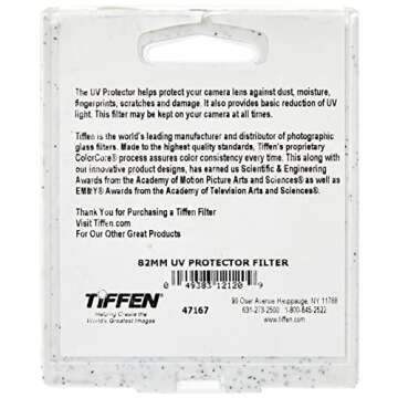 Tiffen 82UVP 82mm UV Protection Filter