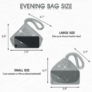 JIAN YA NA Elegant Rhinestone Clutch for Women