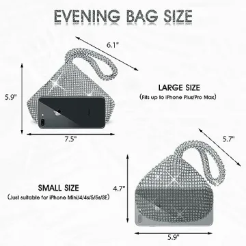 JIAN YA NA Elegant Rhinestone Clutch for Women