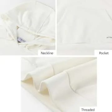 BETTERCHIC Women's Casual Soft Fleece Pullover Hoodie