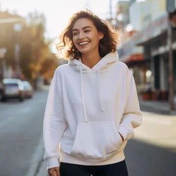 BETTERCHIC Women's Casual Soft Fleece Pullover Hoodie