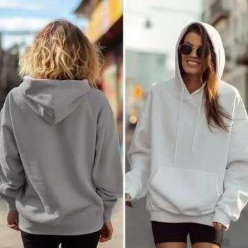 BETTERCHIC Women's Casual Soft Fleece Pullover Hoodie