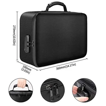 DocSafe Fireproof Water-Resistant Document Bag with Lock