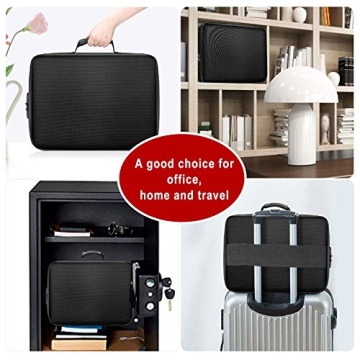 DocSafe Fireproof Water-Resistant Document Bag with Lock