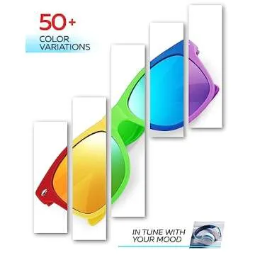 Retro Rewind Kids Sunglasses with UV Protection