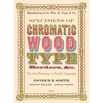 Specimens of Chromatic Wood Type, Borders, &c.: The 1874 Masterpiece of Colorful Typography