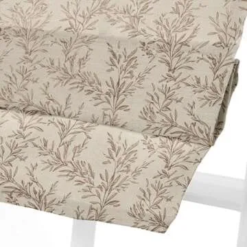 Custom Cordless Vintage Leaf Roman Window Shades for Home