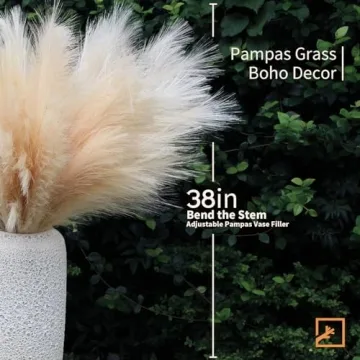 ZIFTY Faux Pampas Grass: 7-Pcs 38" Decor for Home