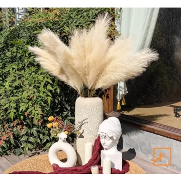 ZIFTY Faux Pampas Grass: 7-Pcs 38" Decor for Home