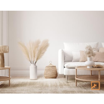 ZIFTY Faux Pampas Grass: 7-Pcs 38" Decor for Home