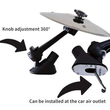 Mini Car Cymbals for Musicians Fun Drive Gift