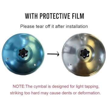 Mini Car Cymbals for Musicians Fun Drive Gift