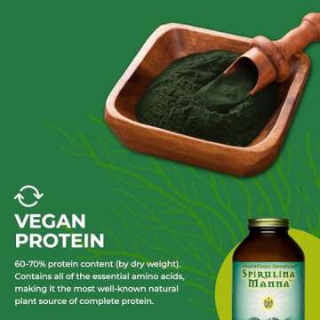 HealthForce SuperFoods Spirulina Manna - Powder - 5.25 Oz