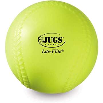 Jugs Lite-Flite 12-Inch Softballs for Safe Indoor Training