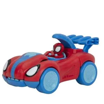 Exciting MARVEL Spidey-Rex Racer Transforms & Roars!