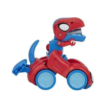 Exciting MARVEL Spidey-Rex Racer Transforms & Roars!