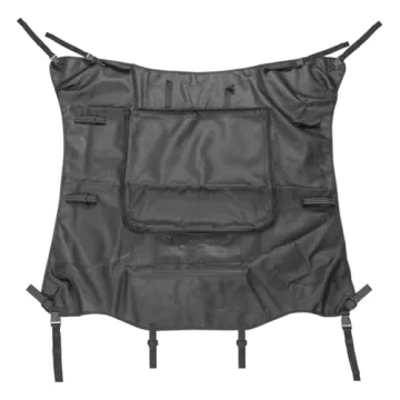 MFC Soft Canvas Roof Top Compatible with for 2014-2023 UTV Polaris RZR 900 900S 1000 S XP1000 Turbo 2 Seater Soft Top Roof Sun Visor Replacement for Part Number 2883073