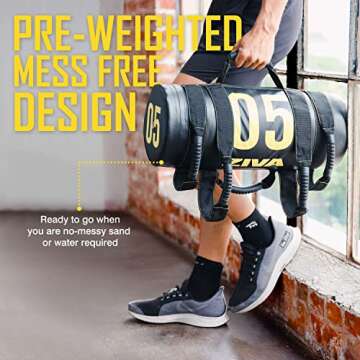 ZIVA Power Sandbag | Heavy Duty & Durable Workout Bag