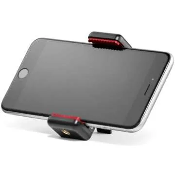 Manfrotto Universal Clamp with 1/4 Thread Connections for Up to 3.2" Smartphones