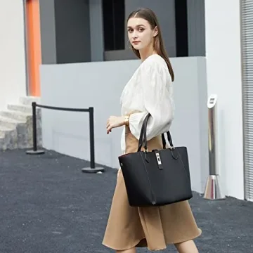 SQLP Large Work Tote Bag Stylish & Functional Handbag