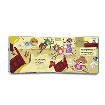 Poke-a-Dot 10 Little Monkeys Interactive Learning Book