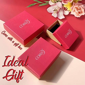 COIRIS Women's Fashion Boho Soft Tassel Wrapped Hoop Earrings(ER1175-Burnt Orange)