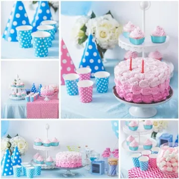 Heart Shaped Mini Cupcake Cups 20 Sets with Lids