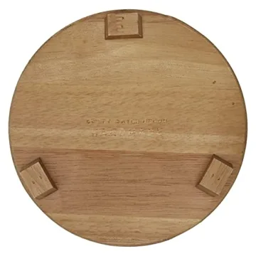 Versatile Wooden Pedestal Stand for Home Kitchen Bathroom Decor