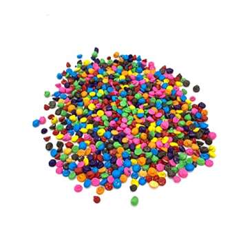 Rainbow Candy Coated Chocolate Chips, Bulk Size (1 lb. Resealable Zip Lock Stand Up Bag)