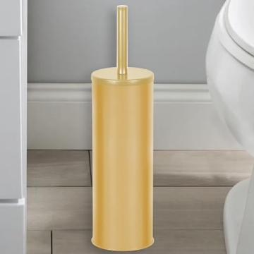 Stylish Durable Toilet Bowl Brush with Holder for Easy Cleaning