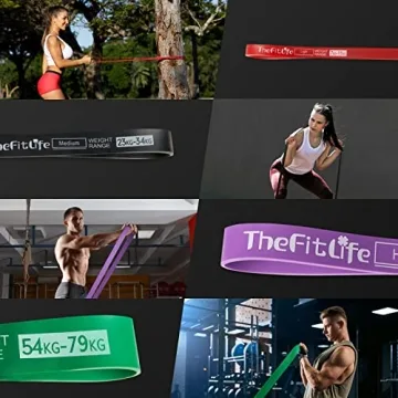 Durable TheFitLife Pull Up Assistance Bands for All Levels