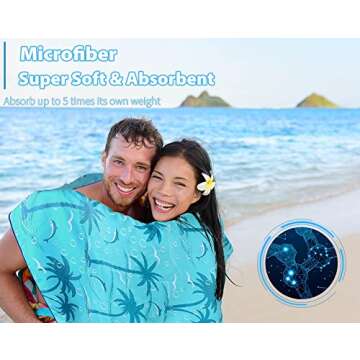 Oversized Microfiber Beach Towels for Ultimate Comfort