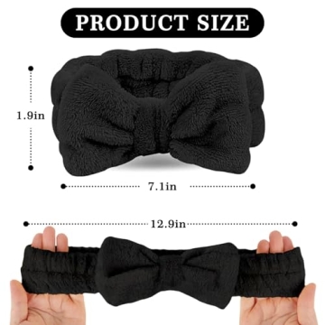 Soft LADES Facial Headband for Skincare & Makeup Routines