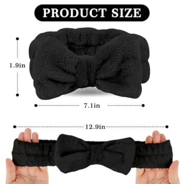 Soft LADES Facial Headband for Skincare & Makeup Routines