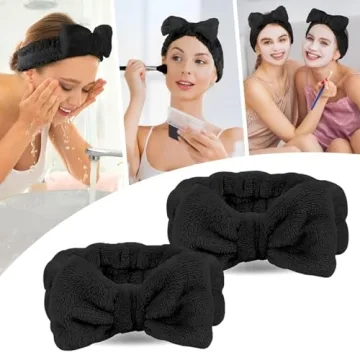 Soft LADES Facial Headband for Skincare & Makeup Routines