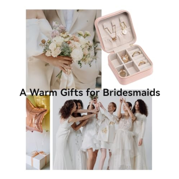 Compact Vlando Jewelry Travel Organizer in Milky White