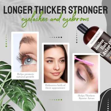 Natural Riches Jamaican Black Castor Oil Pure Organic Cold Pressed for Hair Growth Skin Care for Dry...